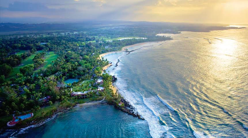 View of the Dorado Beach, a Ritz-Carlton Reserve, located in the north coast of Puerto Rico.