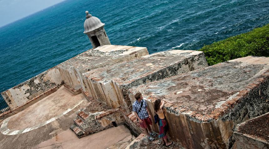 San Felipe del Morro Castle in Old San Juan.