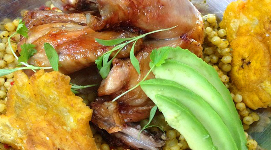 Zest-Style “Arroz con Pollo” by Chef Raul Correa.